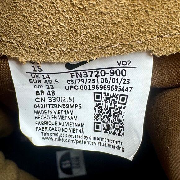 NIKE SFB Field 28" Coyote Brown Outdoor Tactical Combat Boots Men's Size 15 - Picture 8 of 8